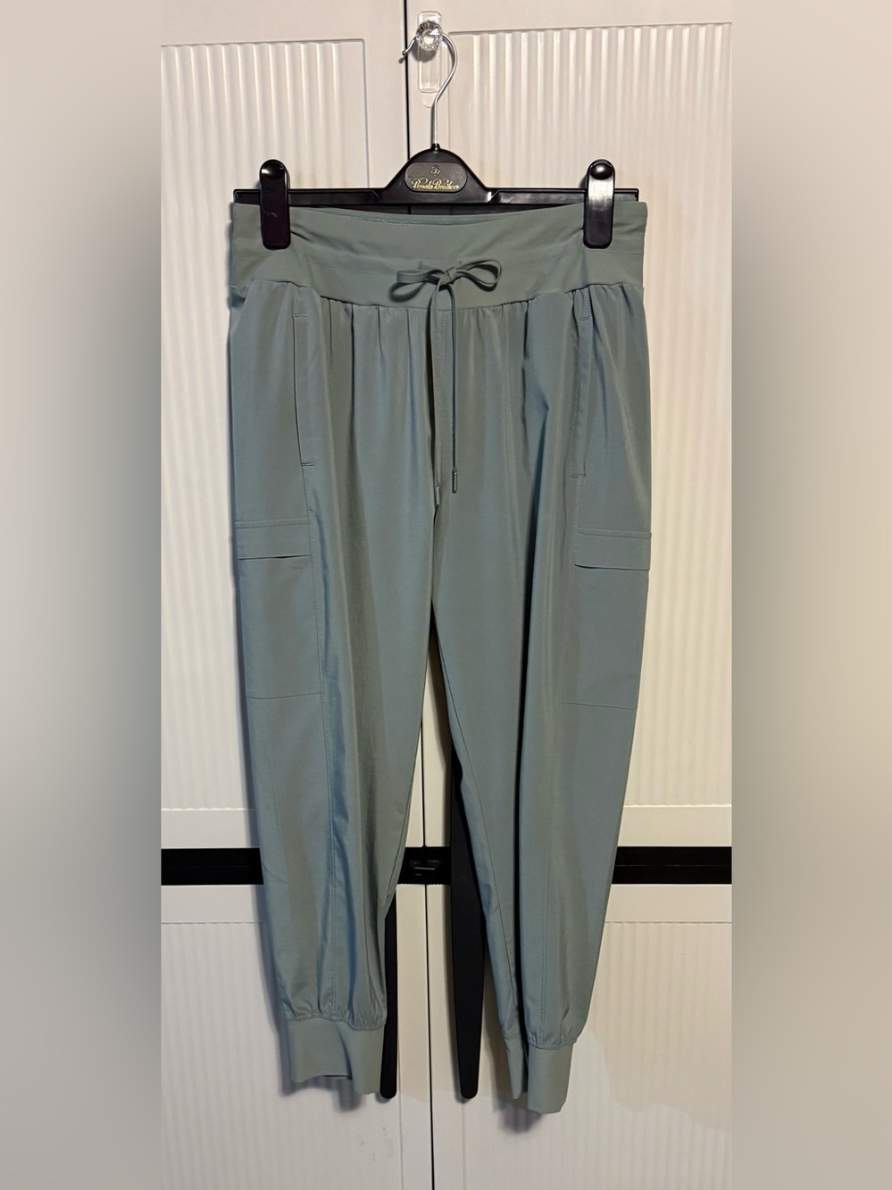 Calia Drawstring Cargo Jogger Pants - Sage Green - Lightweight & Comfortable!